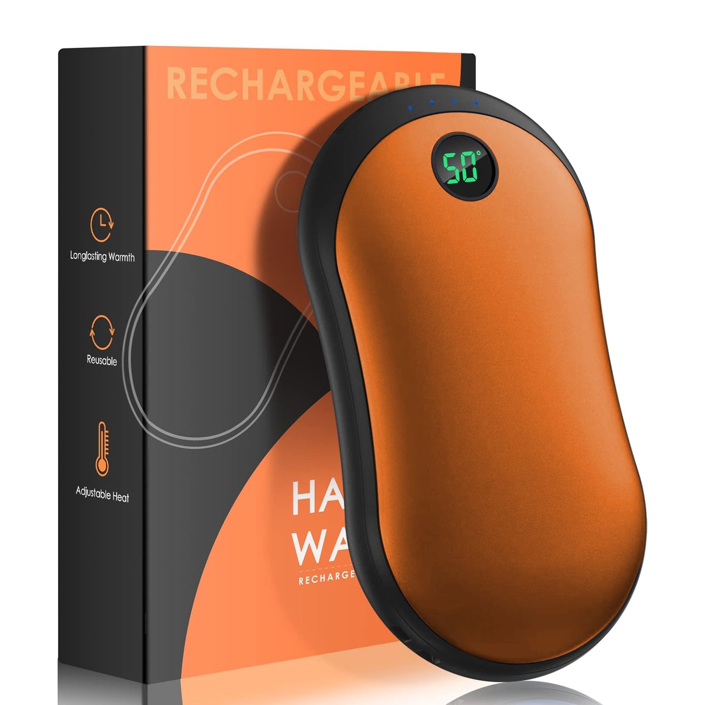 二合一充電暖手寶|雙面發熱|露營防寒保暖用品|三檔控溫