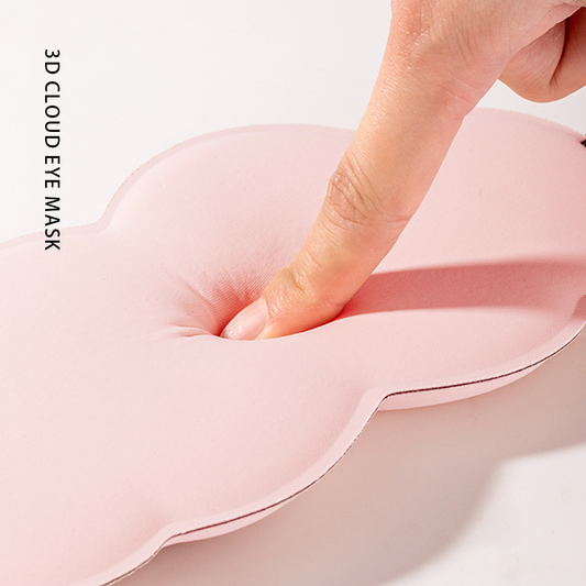 3D柔眠雲朵舒壓冰絲眼罩