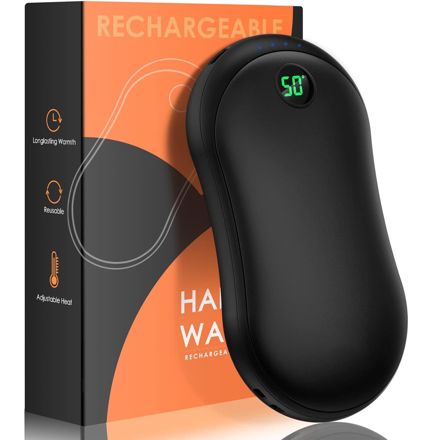 二合一充電暖手寶|雙面發熱|露營防寒保暖用品|三檔控溫