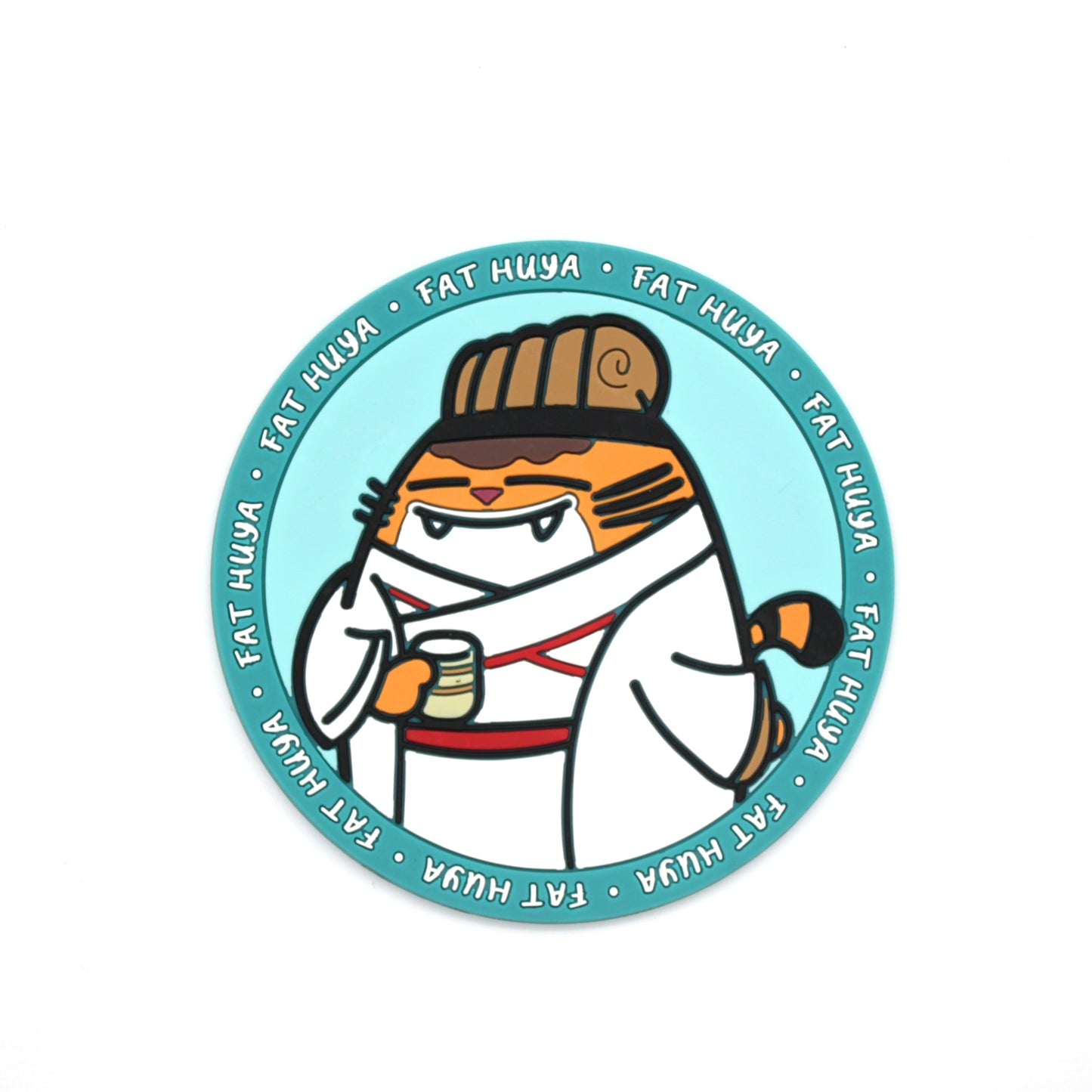 胖虎牙隔熱防滑矽膠杯墊