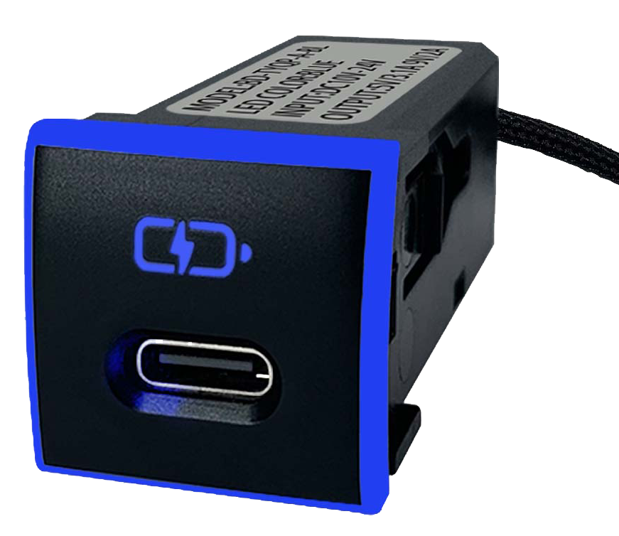 豐田TOYOTA 小型款3.0快充 Type-C|USB 單孔車充「免挖孔」