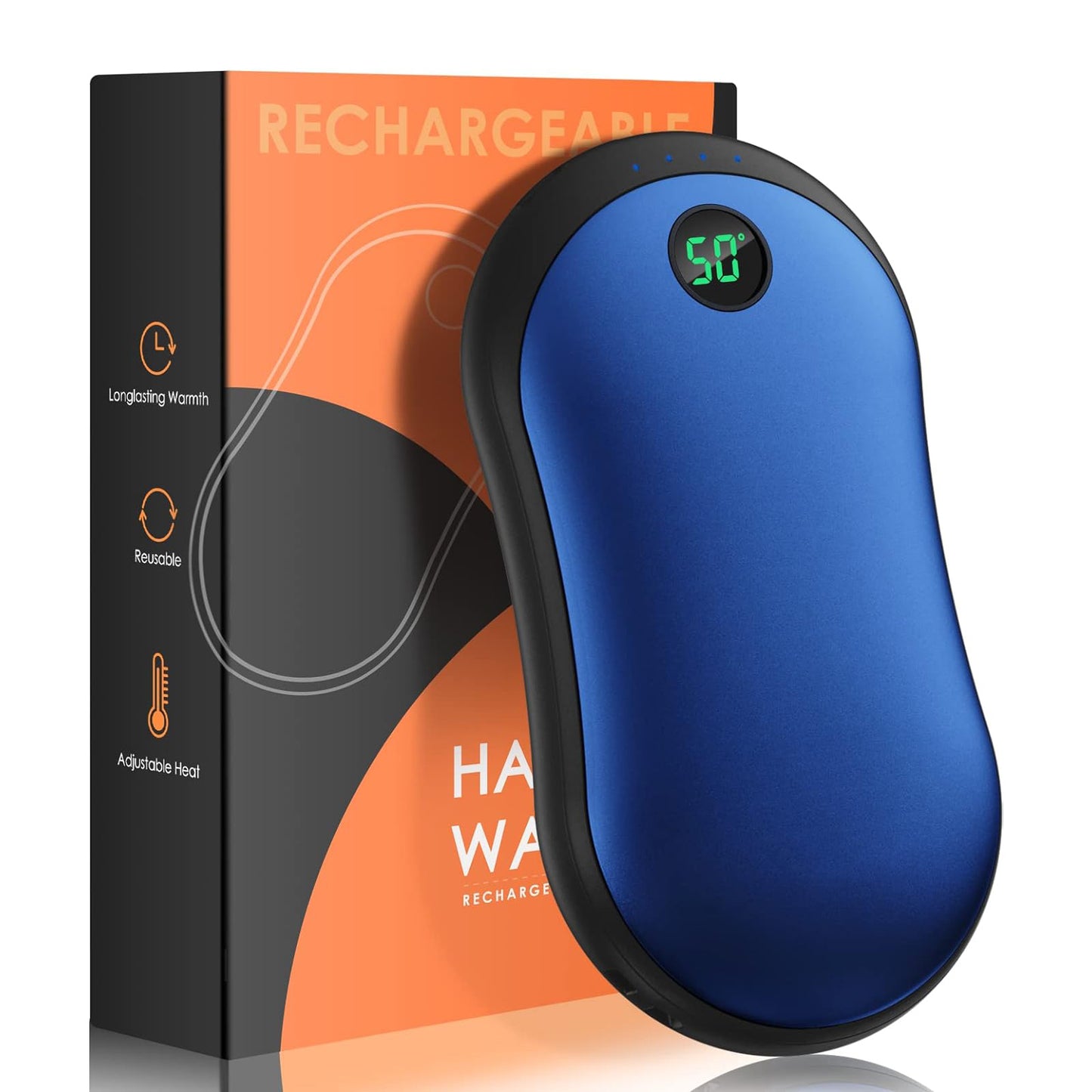 二合一充電暖手寶|雙面發熱|露營防寒保暖用品|三檔控溫