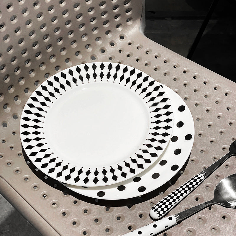 歐式8寸陶瓷西餐盤