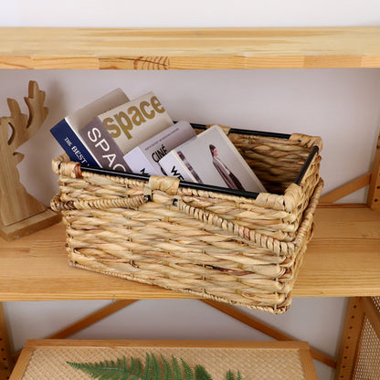 葫蘆草手工編織收納籃