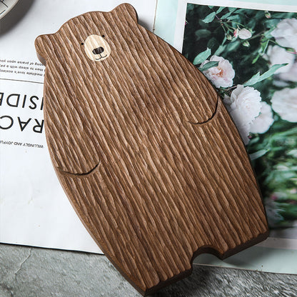 小熊造型木質砧板｜托盤