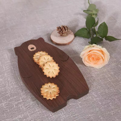 小熊造型木質砧板｜托盤