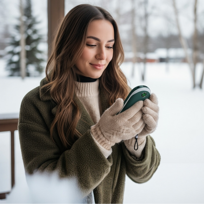 二合一充電暖手寶｜雙面發熱｜露營防寒保暖用品｜三檔控溫