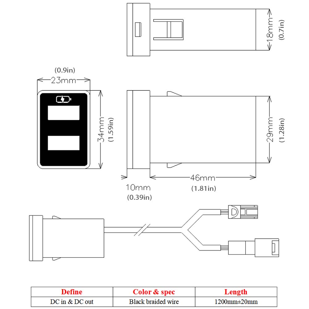 豐田TOYOTA 中型款3.0快充 雙USB預留孔車充 免挖孔崁入式車充預留孔【Carster】