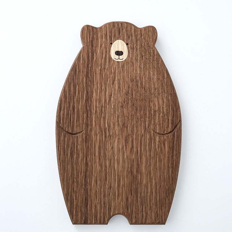 小熊造型木質砧板｜托盤