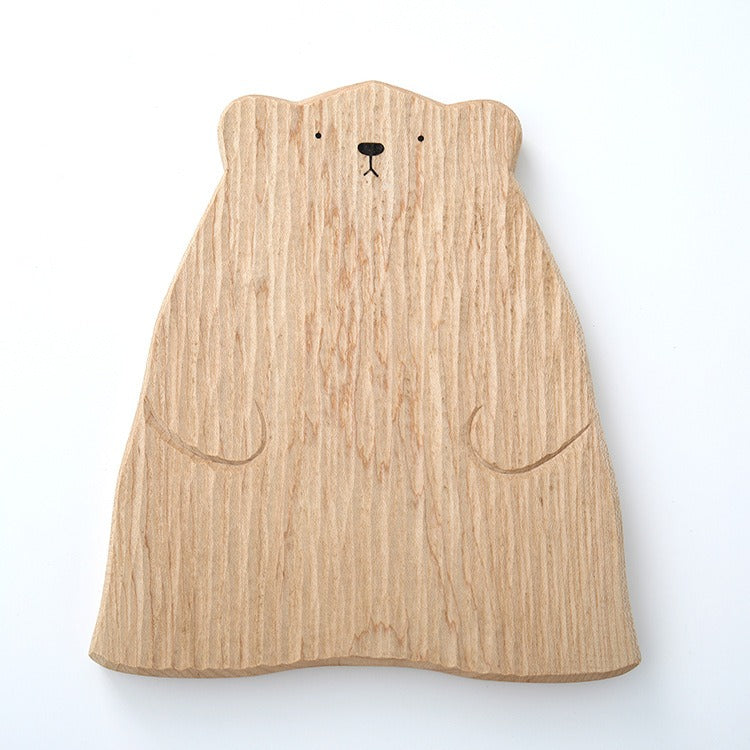 小熊造型木質砧板｜托盤